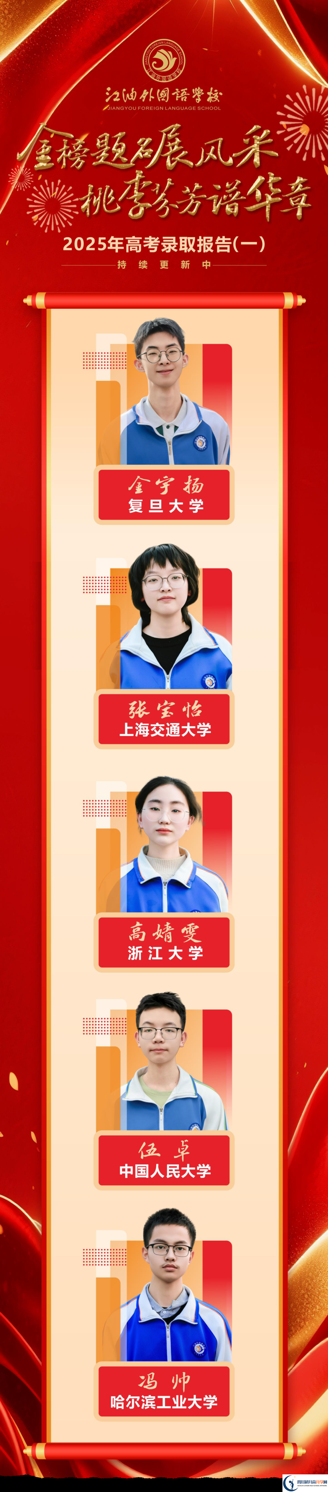 2026年綿陽(yáng)市江油外國(guó)語(yǔ)學(xué)校升學(xué)率怎么樣？