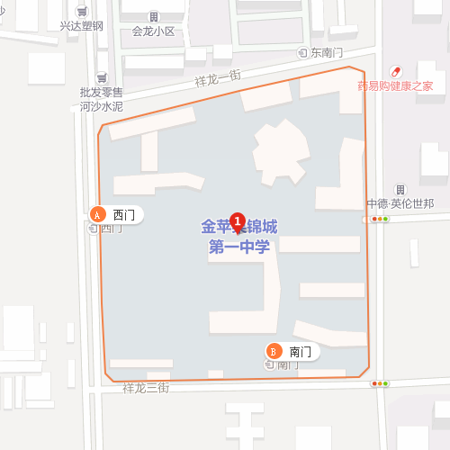 金蘋果錦城第一中學(xué)2020年地址在什么地方？
