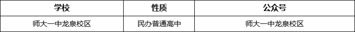成都市師大一中龍泉校區(qū)官網(wǎng)、網(wǎng)址、官方網(wǎng)站